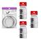SINGER® Class 66 Sewing Bobbin & Storage Rings Set, Black & White